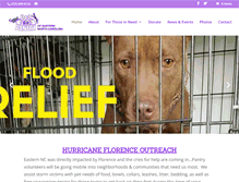 Tablet Screenshot of petfoodpantryenc.org